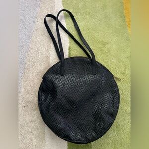 Anthropologie Woven Circle Tote Bag